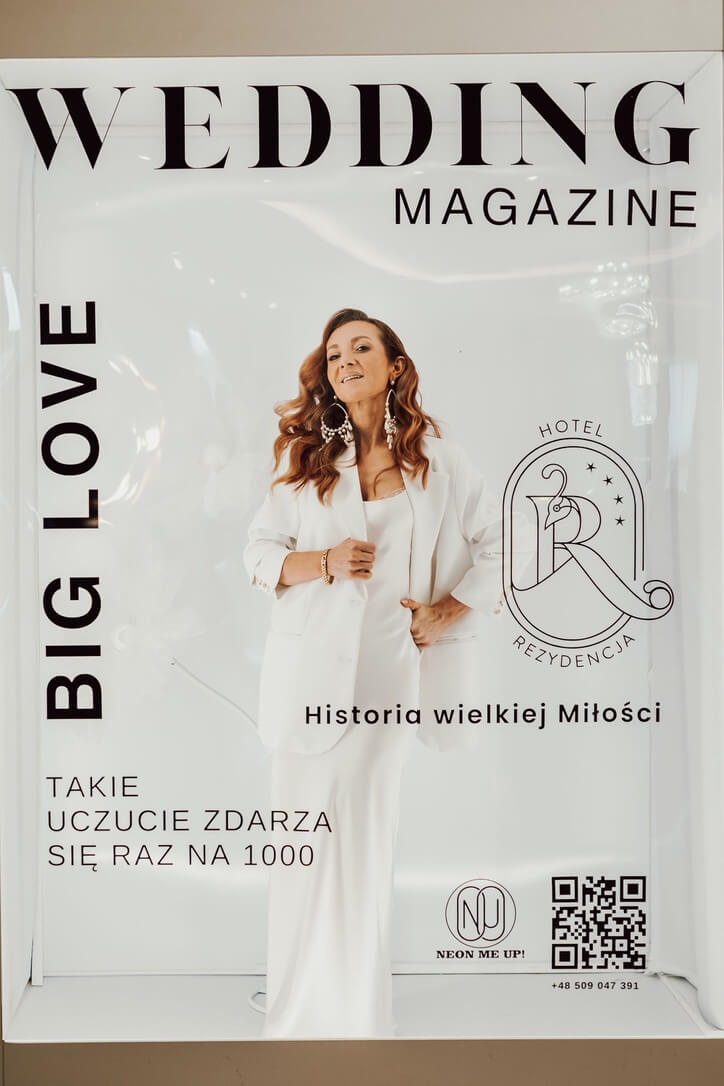 Fotobox Magazine Wedding Magazine wynajem na wesele fotostrefa
