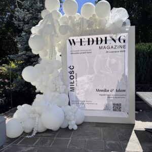 otobox Magazine z wielką girlandą balonową atrakcja na eventy Śląsk