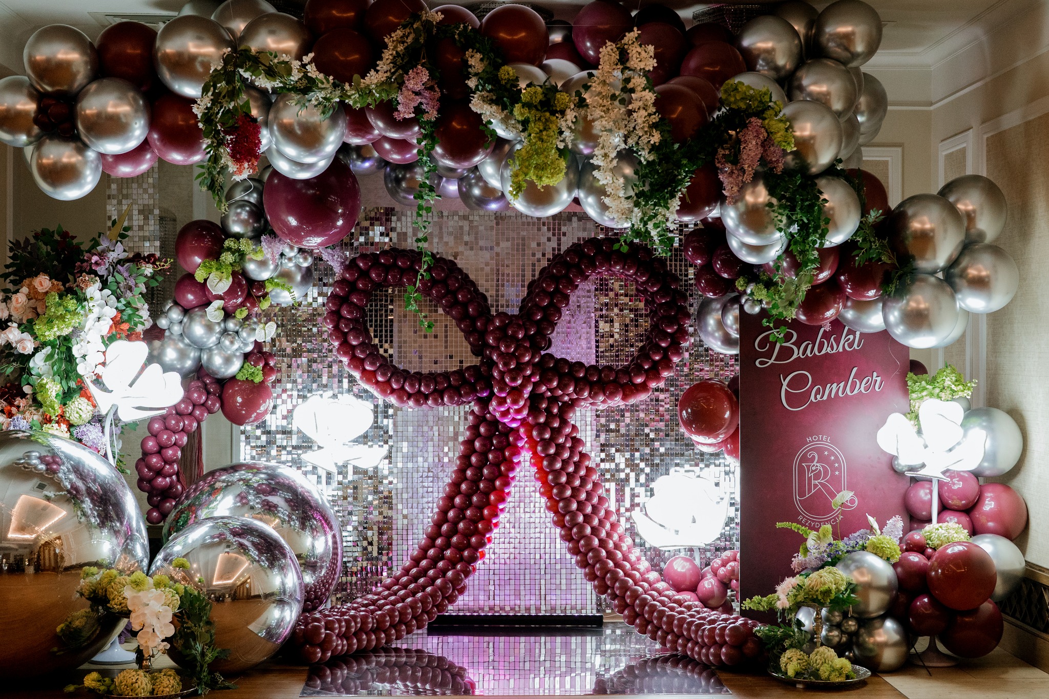 ekskluzywana scianka balonowa Katowice wynajem